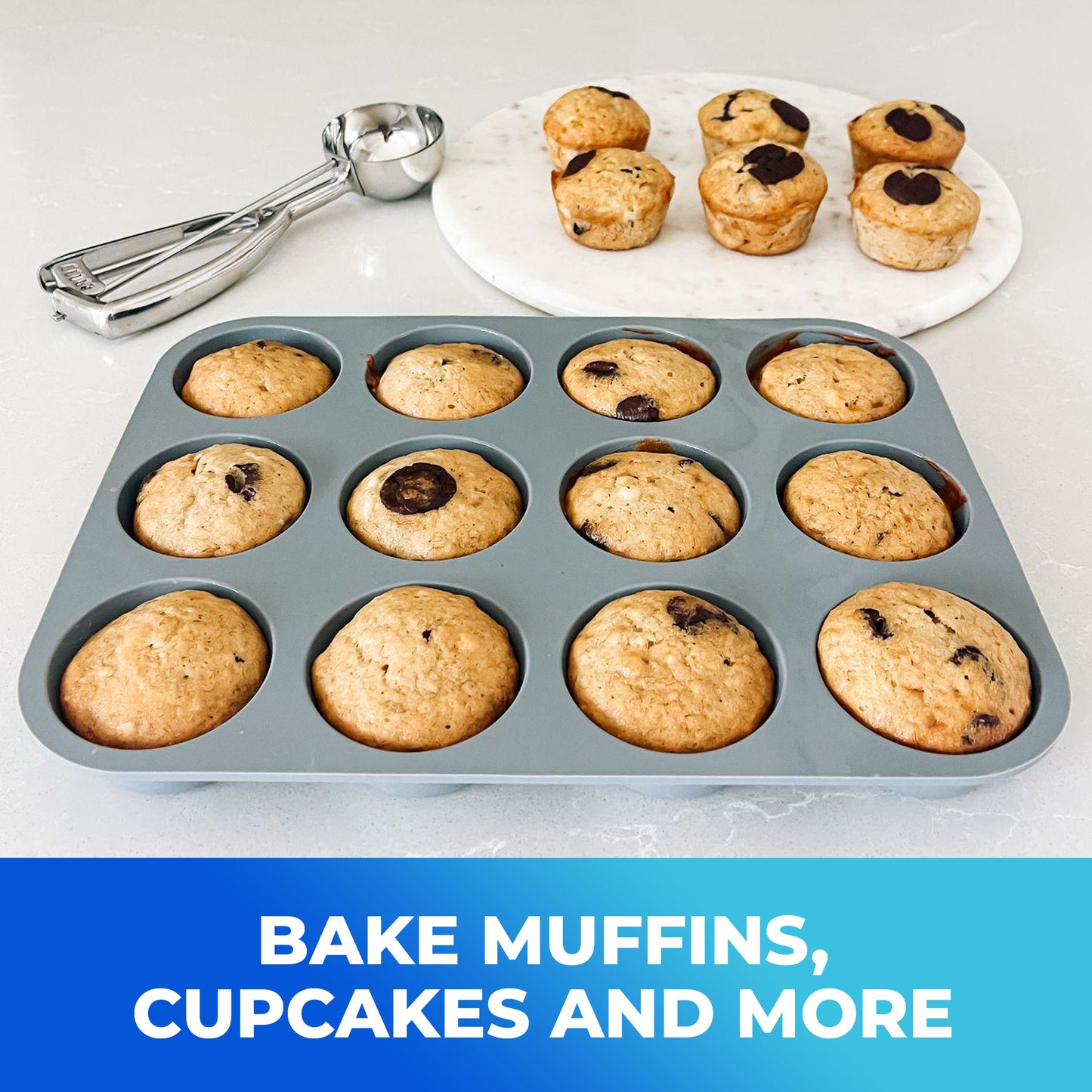 Cupcake pan for muffins, cupcakes and more